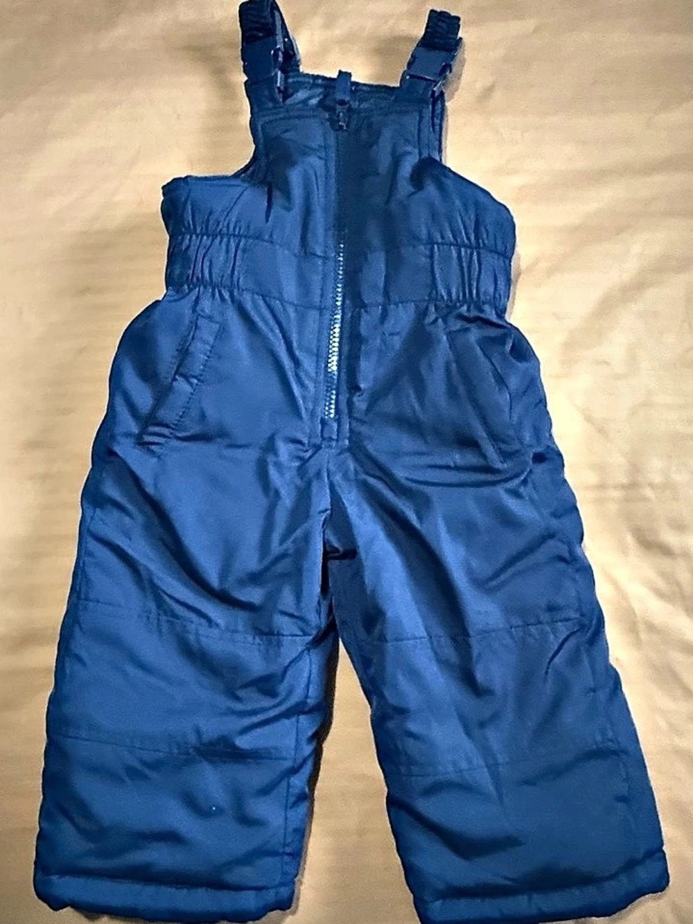 London Fog Toddler Navy Snow Bib Overalls 18M